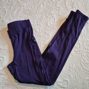 Kerrits girls size XL purple power stretch riding breeches, laundry scent VGUC